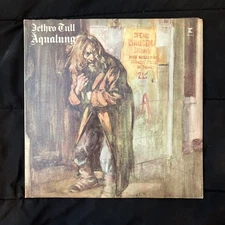 JETHRO TULL-AQUALUNG VINYL-WITH INSERT-1971 GATEFOLD