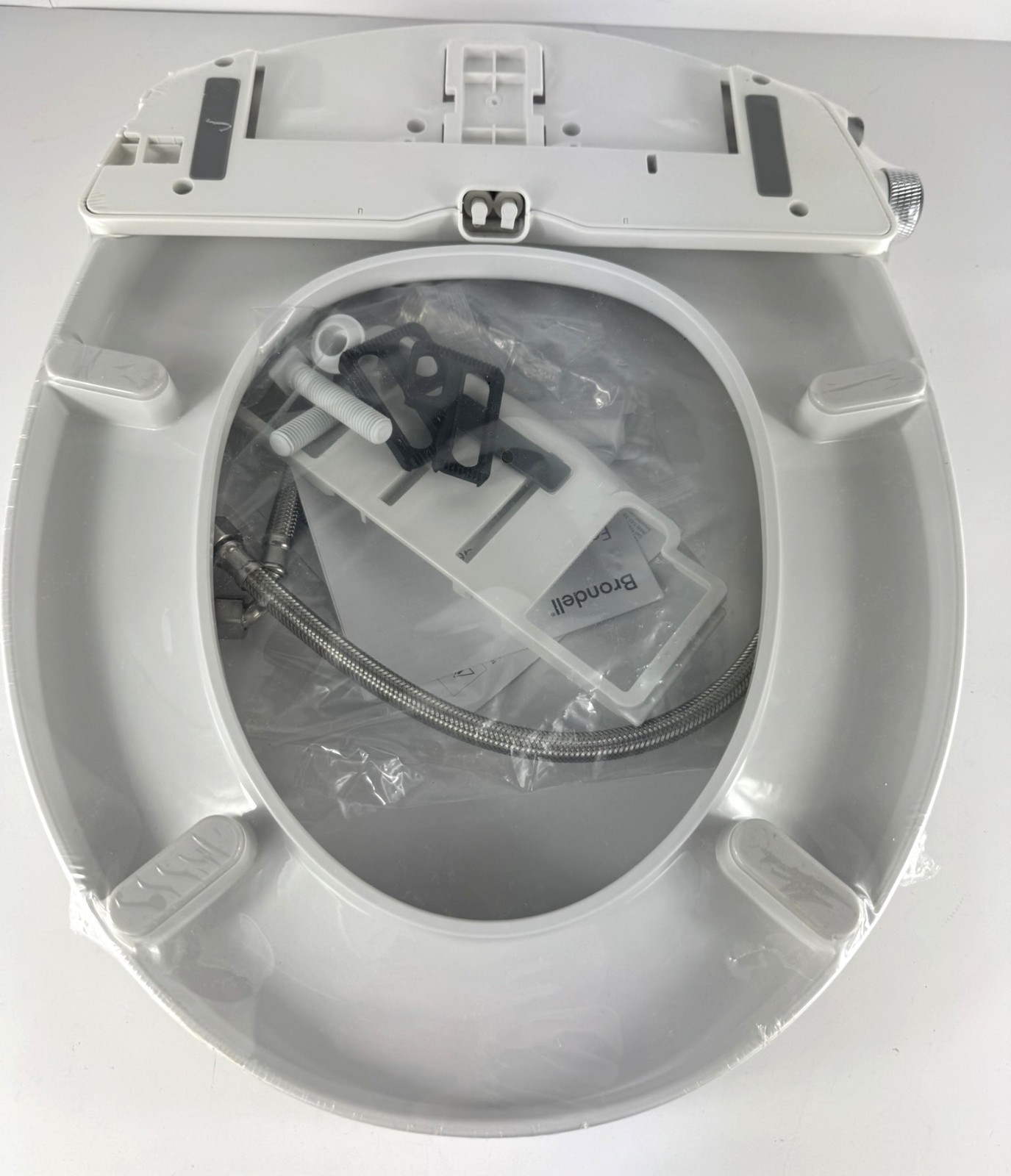 Brondell Swash S101 Non Electric Bidet Toilet Seat | Round | White - S101-RW