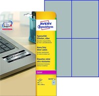 Avery Zweckform Typenschild-Etiketten 105 X 148 Mm Silber 80 Etiketten