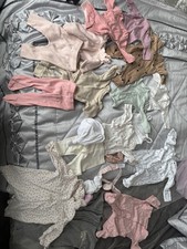 Baby Girls Bundle Of First Size Clothing Assorted Brands Colours And Items