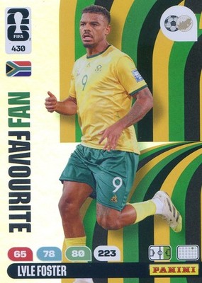 2026 Panini Adrenalyn XL FIFA World Cup LYLE FOSTER #430 FAN