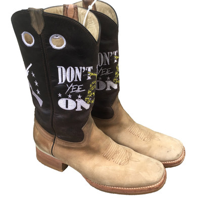 Yee Yee Apparel Boots Leather Men Size 11.5 D Don't Tread On Me 2nd Amendment