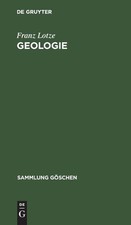 Franz Lotze Geologie (Gebundene Ausgabe) Samm...