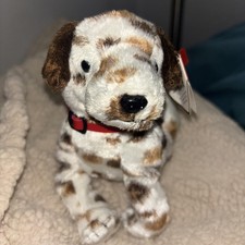 Ty Beanie Baby Bo The Brown Spotted Dog Animal Toy October 8 2002