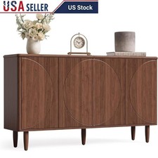 Spacious Modern Buffet Cabinet Sideboard W/ Shelf Storage Utensils Appliances US