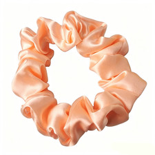 100 Silk Hair Scrunchie 19 MM Soft Silk Ponytail Holder Satin Daily Hairstyle