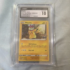 CGC 10 Pikachu SWSH234 Black Star Promo Holo Pokémon TCG 2022 English