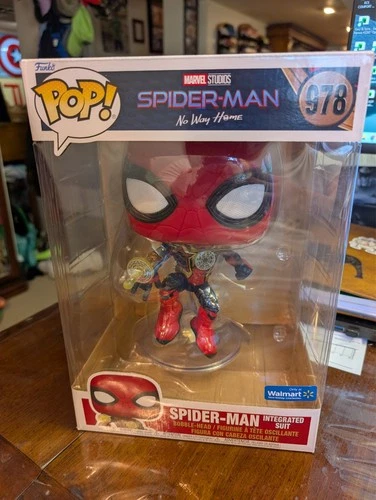 Spider-Man Marvel Integrated Suit Funko Pop! #978 Walmart Exclusive 10"