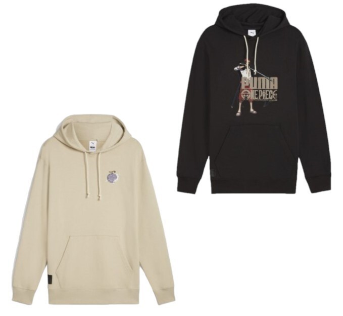 PUMA x One Piece Collection Hoodie 624666 XS-XL Black Putty PUMA x One Piece Collection Hoodie 624666 XS-XL Black Putty