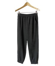 Zara Womens Gray Elastic Waist Pull On Zipper On End Pants Size-M