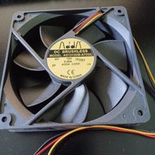 1 PCS ADDA Fan AD1212UB-A72GL DC12V 0.50A 12025 12cm 3 wire cooling fan