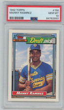Manny Ramirez - 1982 Topps RC #156 - PSA Graded 10 GEM - Red Sox, Guardians, MVP