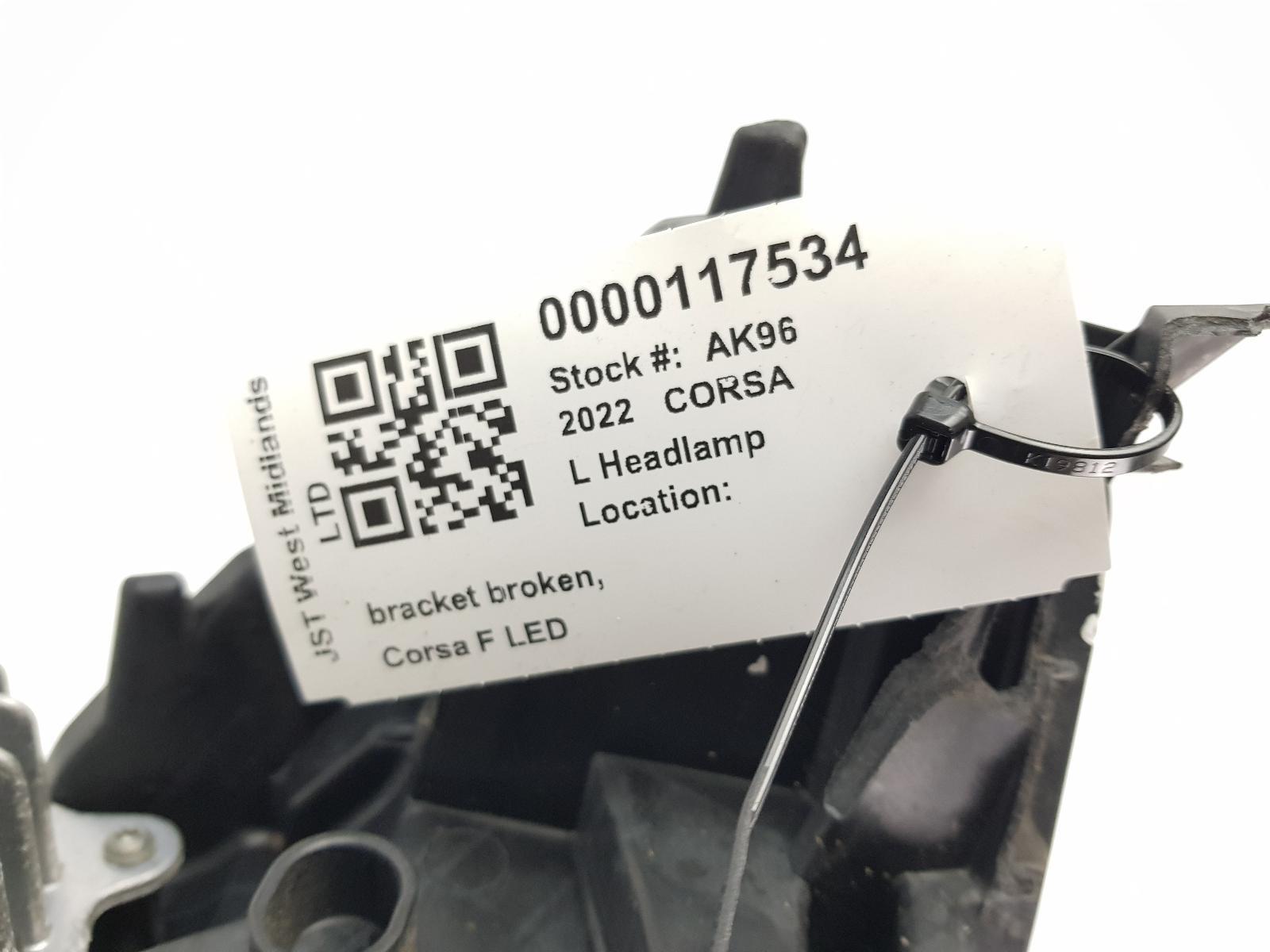 VAUXHALL CORSA HEADLAMP LEFT PASSENGER SIDE LED 9829522880 MK6 【新品未使用】マツダ サバンナRX-7 FC 後期 MT用シフトブーツ 純正部品