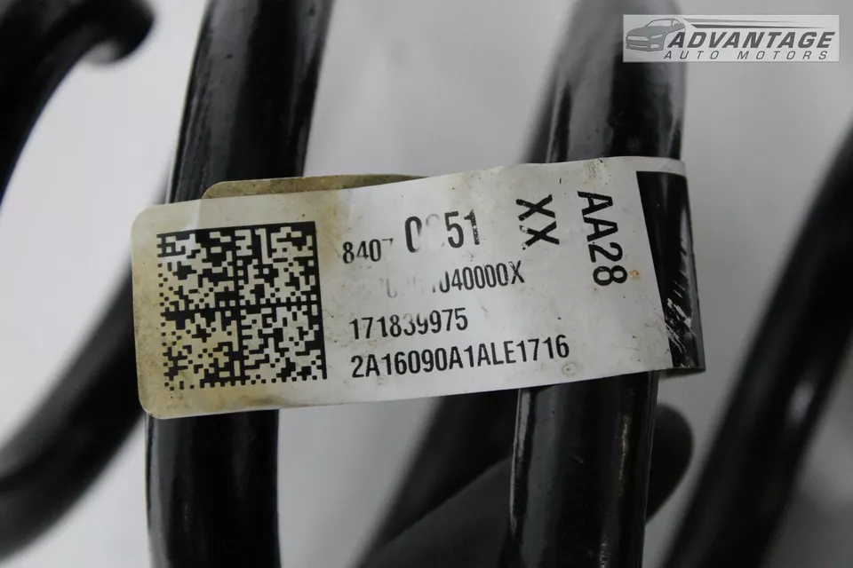 2017-2023 CADILLAC XT5 AWD REAR SUSPENSION LEFT & RIGHT COIL SPRING SET OF 2 OEM - Image 4 of 4