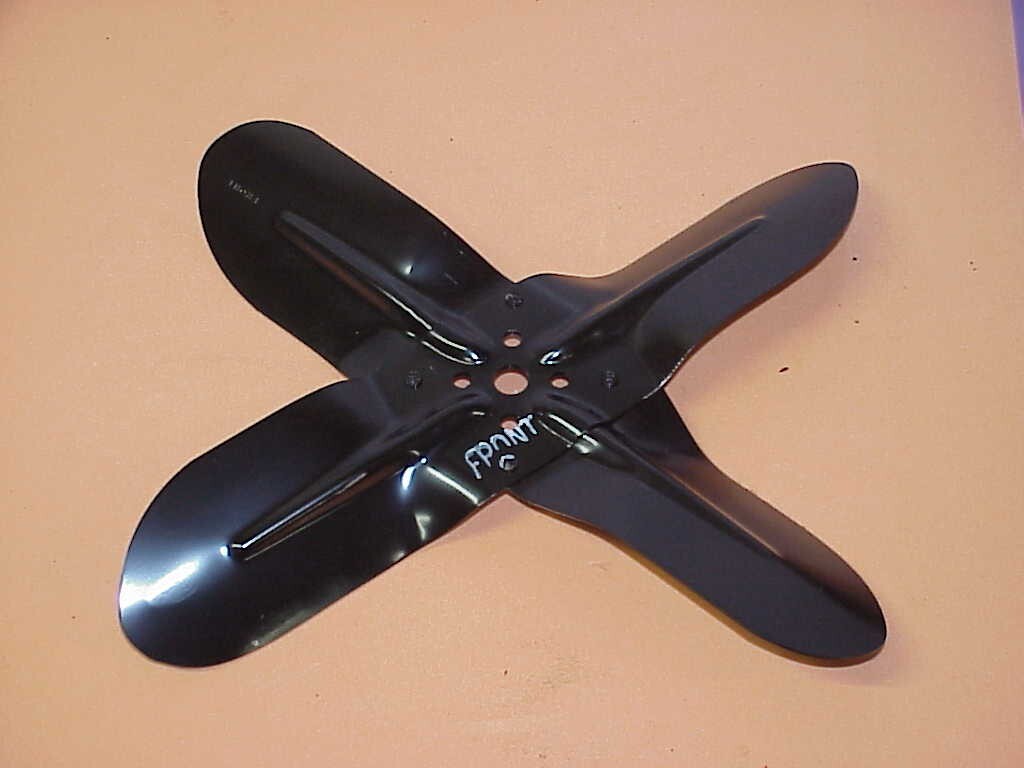 NEW 16" STEEL 4 BLADE FAN from a NASCAR Warehouse CIRCLE TRACK VINTAGE