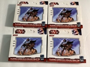 Empire Strikes Back Playing Cards Commemorative Tin 8 Decks to play or resale