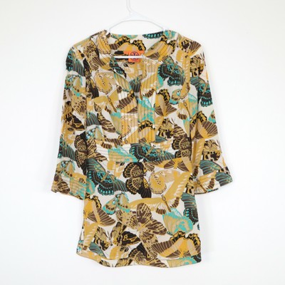 tory burch silk tunic