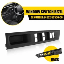 FRONT LEFT For 2012-14 TOYOTA YARIS 4D MASTER POWER WINDOW SWITCH BEZEL TRIM EPY