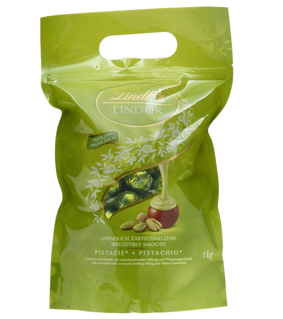 LINDT LINDOR Chocolate Pistazie Pistachio 80 pieces Candy from