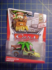 DISNEY PIXAR CARS FRANCESCO FAN MATER DELUXE CHASE MATERS SERIES 4/6 NIP MEGA