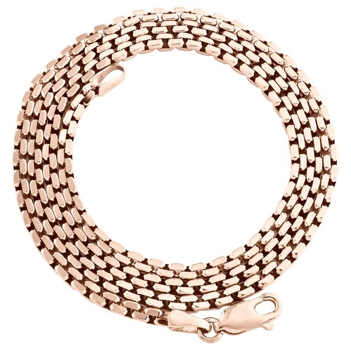 Square Box Chain Unisex Necklace 18 