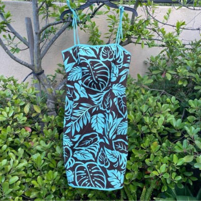 ETCETERA BLUE & BROWN FLORAL DRESS size 8. Bow tie straps. Excellent  Conditi | eBay