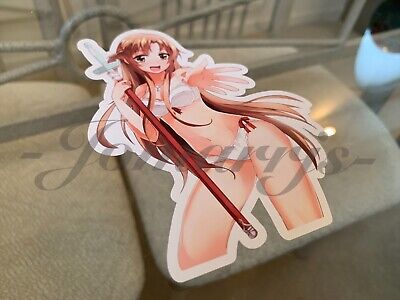 Sword Art Online - Anime- Asuna Yuuki d. Bikini Sun Fun Sticker Vinyl Decal  SAO