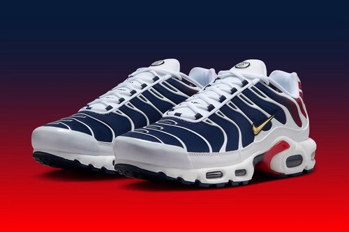 Nike Air Max Plus TN PSG White/Red/Navy Mens Size US 8-13 Sneakers Rare New✅