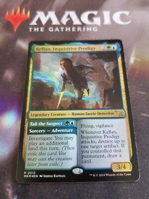 Mtg. 2x Kellan, Inquisitive Prodigy. Foil. Murders at Karlov Manor. Nm