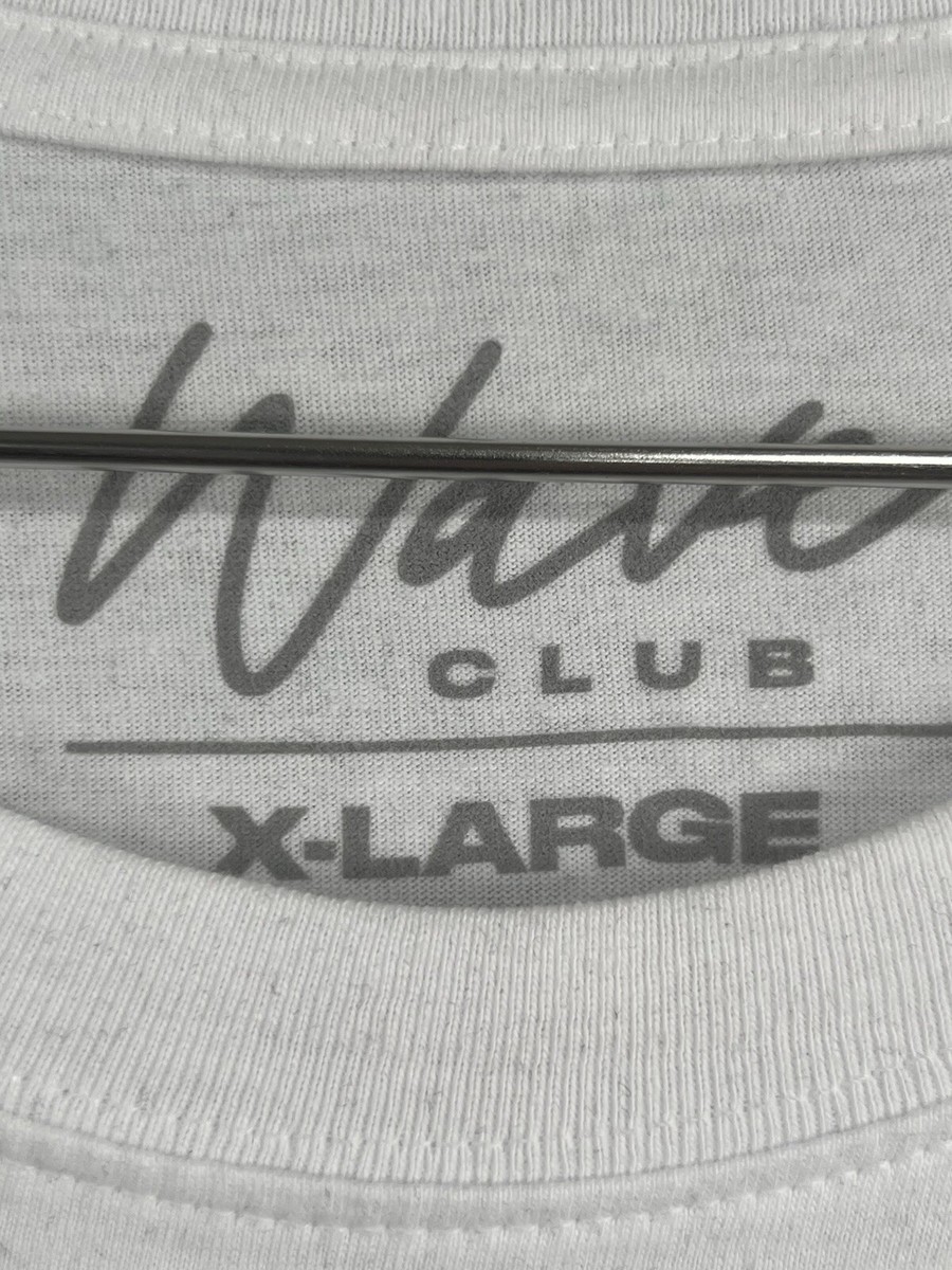 Wave Club T Shirt Sz Xl Short Sleeve Surf Streetwear White Graphic