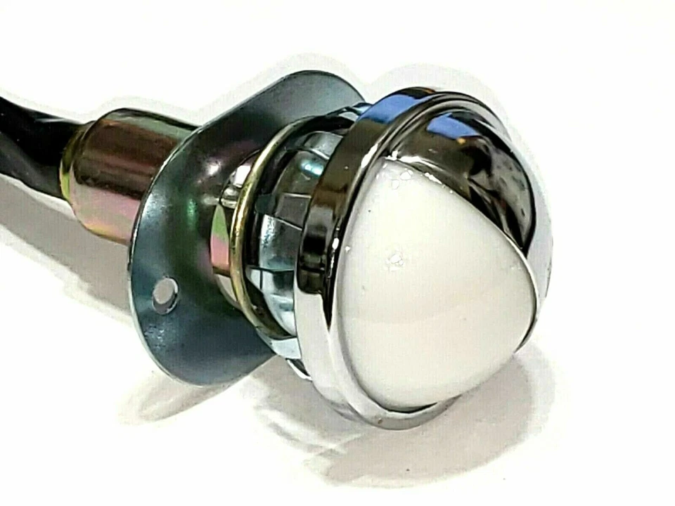 GM GMC Truck Bumper License Plate Lamp Light Lens Wiring Harness Socket D42 - Image 3 of 4