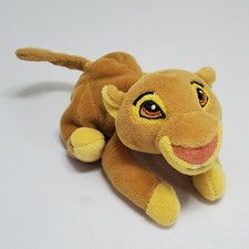 Vintage The Lion King Young Simba Bean Bag Plush Disney 90s Stuffed Animal