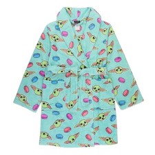 Girls Baby Yoda Robe Bathrobe Pajamas Cover Star Wars Mandalorian 4 6 8 10 12