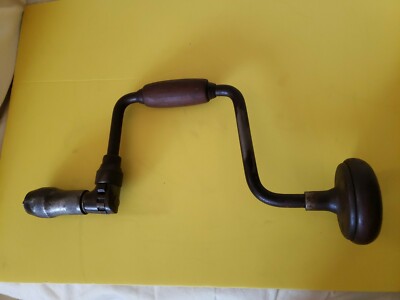 L@@K-Victor No.915 10 in Bit Brace-Original Wood & Chuck- Vintage Brace-L@@K-