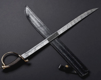Custom Hand Forged, Damascus Steel Functional Sword 32 inches, best gift for him