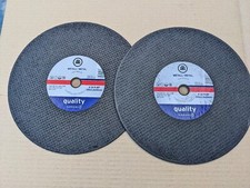 2 X DRONCO 300MM X 3.5MM METAL CUTTING DISCS NEW