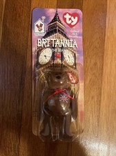 Britannia The Bear-1997 McDonalds Ty Beanie Baby Rare Errors 1993 OakBrook