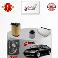 Kit Wartung 3 Filter Und ÖL XVW Passat VII B7 1.4 TSI 90KW 122CV Ab 2010
