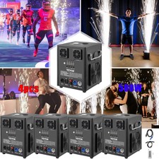 Vevor 1/2/4pcs Mini Cold Spark Machine 500w Stage Effect Dmx Firework Dj Wedding