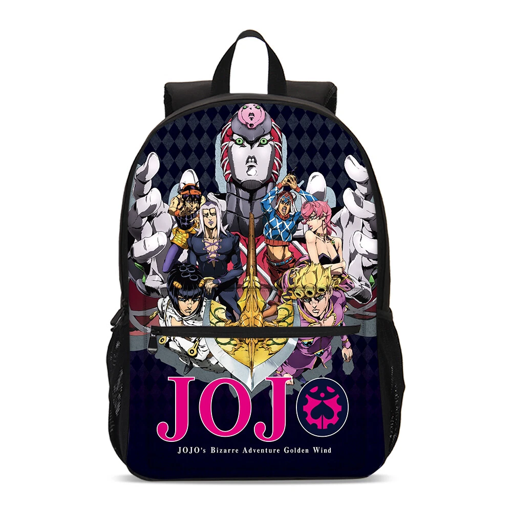 JOJO's Bizarre Adventure Students Backpack, School Bag, Back To School Gift