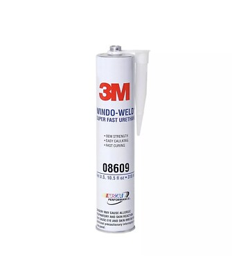 3M 08609 Windo-Weld Super Fast Urethane Auto Glass 8609 10.5 oz  JUST ARRIVED 