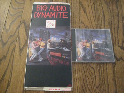 Big Audio Dynamite Tighten Up Vol 88  Longbox and orignial cd-Rare!  The Clash