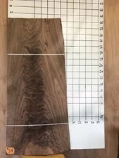 Walnut Crotch Veneer Raw 1/42" sequence matched. Multiple sheets same shipping.