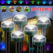 LOT Solar Power Ultrasonic Repellent Mice Gopher Mole Pest Snake Repeller W/LED