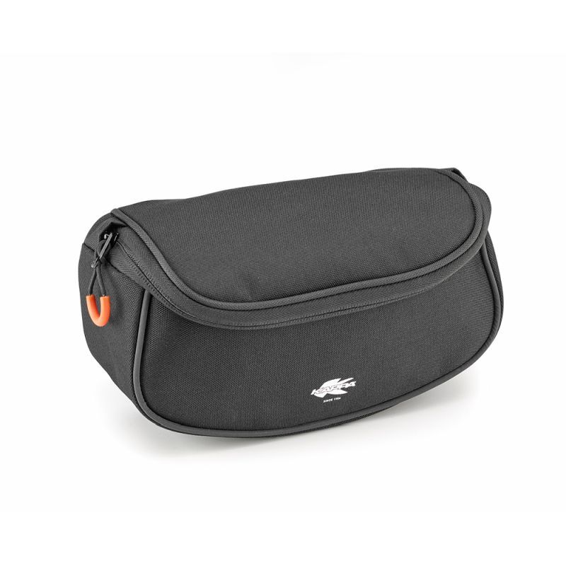 Sacoche de guidon 3L noir Stryker : sacoche vélo de 15x6,5x24cm pour cyclisme urbain et cyclotourisme