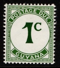 Guyana 1973 1c Postage Due SGD8 MNH