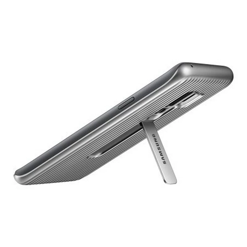 Samsung Custodia Originale Protective Standing Cover GALAXY S9+ G965 Argento - Immagine 3 di 3