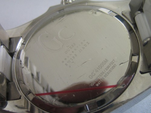  GUESS COLLECTION WATCH  GC 41005M MOONPHASE CERAMIC STAINLESS STEEL GENUINE - Picture 7 of 7