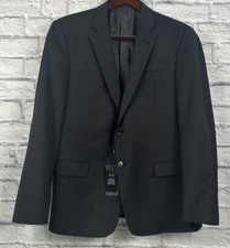 NWT Armani Exchange Men's Modern Fit Gray Wool Sport Coat Suit Jacket 42 Regular