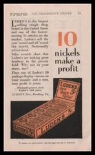 1929 Luden's Inc. Reading Pennsylvania Cough Drop Store Display Vintage Print Ad